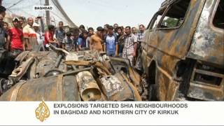 Suicide bomber targets Iraq place of worship [upl. by Keiryt]