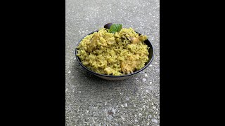 Mint chicken pilaf recipe  one pot dish [upl. by Ramyaj]