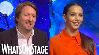 Cats musical movie  Director Tom Hooper and lead Francesca Hayward interview [upl. by Atiuqan813]