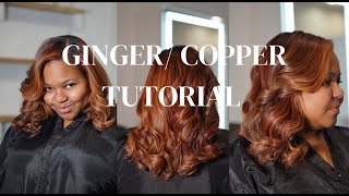 How To Color Hair CopperGinger [upl. by Valentino]