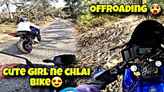 First vlog after accident🥲  cute girl ne chlyai bike😍 viral foryou crash bike [upl. by Lorolla]