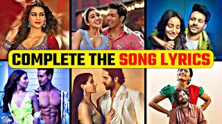 Finish The Lyrics challenge Finish The Famous Indian Song Lyrics  Music Quiz  quiz zone [upl. by Dayna]