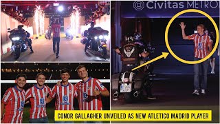 Conor Gallagher alongside Julian Alvarez unveiled at the Metropolitano as new Atlético Madrid player [upl. by Carrnan]