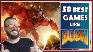 Top 30 Best First Person Shooter games like DOOM [upl. by Aynwat483]