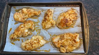 Baked Thin Sliced Chicken Breasts [upl. by Llatsyrc]