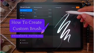 How To Create Brushes In Procreate All About Brush Studio  Procreate Brush Tutorial [upl. by Anikat369]