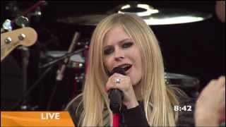 Avril Lavigne  When Youre Gone  Live on Sunrise 08052007 [upl. by Drwde]