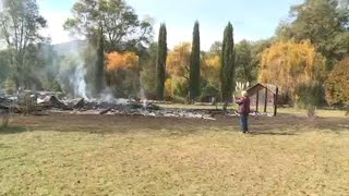 Queman casas de familia amenazada en Alto Biobío [upl. by Nyrraf]