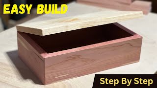 How To Make A Simple Wooden Box [upl. by Purington]