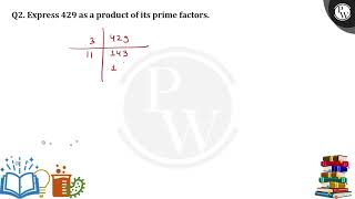 Express 429 as a product of its prime factors [upl. by Avir]