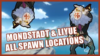 Wei  Unusual Hilichurl All Spawn Locations in Mondstadt and Liyue [upl. by Akinohs]