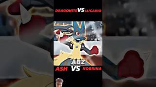 MEGA LUCARIO VS DRAGONITE🔥👿llshorts pokemon [upl. by Erbe]