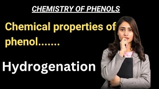 Chemical properties of phenol  hydrogenation of phenol [upl. by Nyrem]