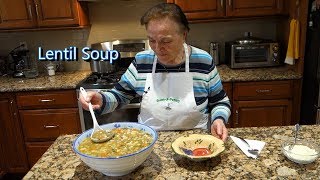 Italian Grandma Makes Lentil Soup [upl. by Nytsud]