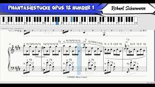 🌏 Phantasiestucke Op12 No1  Robert Schumann  Piano Tutorial BMCTHEBEST [upl. by Anined]