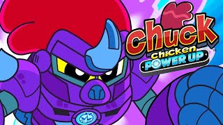 Chuck Chicken Power Up 💥 Best episodes collection ☀️ Superhero cartoons [upl. by Furlong362]