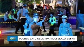 POLRES BATU GELAR PATROLI SKALA BESAR [upl. by Gall425]