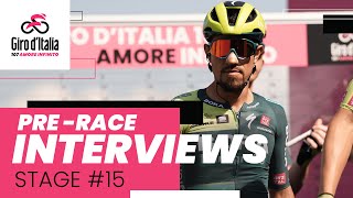 Giro dItalia 2024  Stage 15 prerace interview [upl. by Nigle]