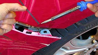 Car Bumper Repair by Yourself at Home [upl. by Ynattir]