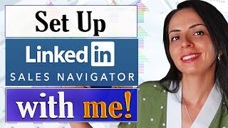 How To Set Up Sales Navigator In LinkedIn In 2022 [upl. by Epotimet]