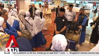 109 pilgrims from Singapore depart for Haj amid Middle East tensions COVID wave rising heat [upl. by Lisa387]