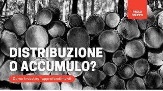 DIstribuzione o accumulo Risultato a sorpresa Impatto fiscale dei dividendi reinvestiti [upl. by Kleon]