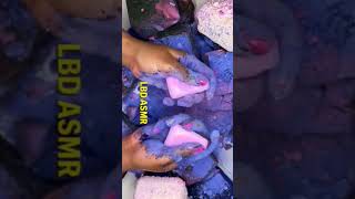 Dyed purple gym Chalk crush ASMRgymchalkIndonesia satisfying asmr explore fyp [upl. by Freda]