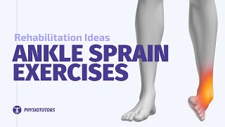 Ankle Sprain Rehab Exercises  Mobilisation Jumps Stability [upl. by Delano]