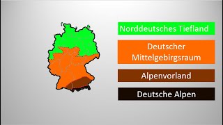 Deutschlands Großlandschaften [upl. by Yleoj]