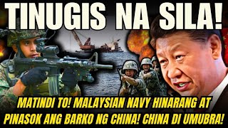 LAGOT NA MALAYSIAN NAVY NILABAS ANG TAPANG HINARANG AT PINASOK ANG BARKO NG CHINA CHINA DI UMUBRA [upl. by Rask]