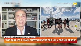 Creció 40 la demanda de vuelos a Miami los precios superan los 500000 pesos en Hoy Nos Toca [upl. by Nahtanhoj]