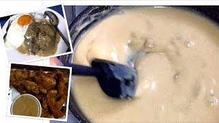 How to cook a delicious Gravy sauce perfect for Burger steak amp fried chicken with recipe [upl. by Serafina]