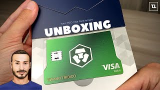 Guadagnare CRYPTO pagando in Euro  La MCO VISA Card di Cryptocom [upl. by Aillimac]