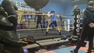 kasey sparring at notts r2071024 [upl. by Aynnat897]