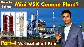 Set up Mini VSK Cement Plant 100 TPD  Total set up cost  Land  Manpower  Material requirement [upl. by Ahsi]