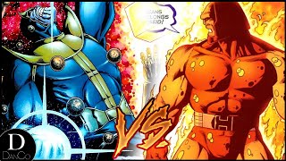 Heart of the Universe Thanos VS Soulfire Darkseid  Marvel VS DC  BATTLE ARENA [upl. by Tingley]