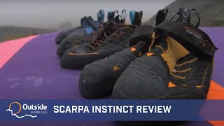 Scarpa Instinct VS VSR and Lace Climbing Shoes [upl. by Tirb]