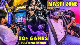 Masti Zone￼ Ghaziabad  50 game’s available  full information MrBeastGaming TotalGaming093 [upl. by Aikaz]