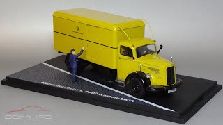 MercedesBenz L6600 Deutsche Post  Schuco Modell  Масштабные модели грузовых автомобилей 143 [upl. by Nitram]