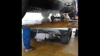 Under chassis cleaning u r door step carcleaning carcare satisfying detailing doorstepservice [upl. by Cheatham]