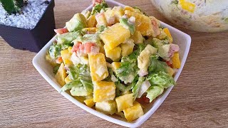 🥗 Ensalada saludable deliciosa y muy fácil de preparar ¡Pruébala 😋🤤 [upl. by Anahsek894]