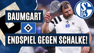 HSV  Schalke 04 Letztes Spiel für Baumgart [upl. by Jennine]