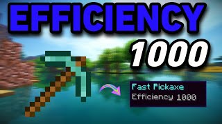 How to Get an Efficiency 1000 Pickaxe In Minecraft 119 2022 [upl. by Rheims]