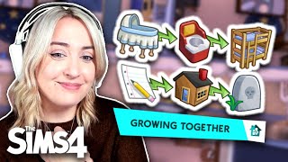 Building A MultiGeneration House in The Sims 4 Growing Together [upl. by Webb745]