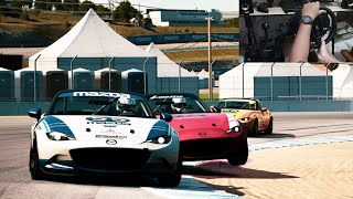 Mazda MX5 Cup at WeatherTech Raceway Laguna Seca  Ultrawide 219 [upl. by Selinski]