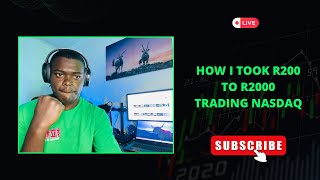 I took R200 to R2000 Trading nasdaqtradingmindset tradinglife tradingpsychology tradingmemes [upl. by Enybor]