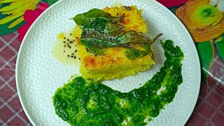 INSTANT RAVA DHOKLA QUICK RECIPE SOOJI KA DHOKLA food cooking [upl. by Ytsirt]