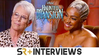 Jamie Lee Curtis amp Tiffany Haddish On Channeling Their Inner Mediums For Haunted Mansion [upl. by Yentruok]