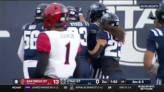 Bryson Barnes 19 yard touchdown run against San Diego State [upl. by Desirea]