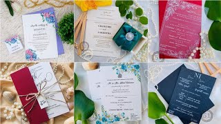 Wedding Invitation Card Model  Wedding Card Designs  Wedding Card AshiFashion [upl. by Roselyn]